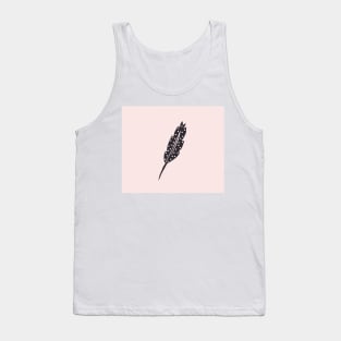 Blush feather Tank Top